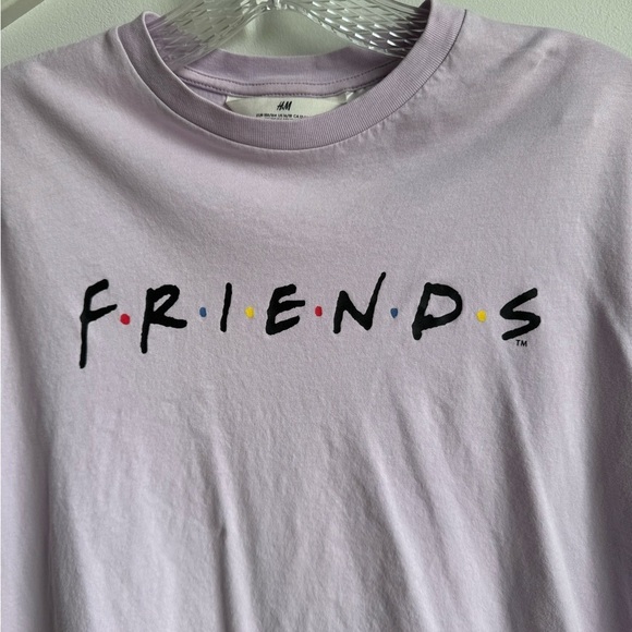 H&M Lavender FRIENDS Graphic Tee size 12-14 Y - Picture 2 of 4